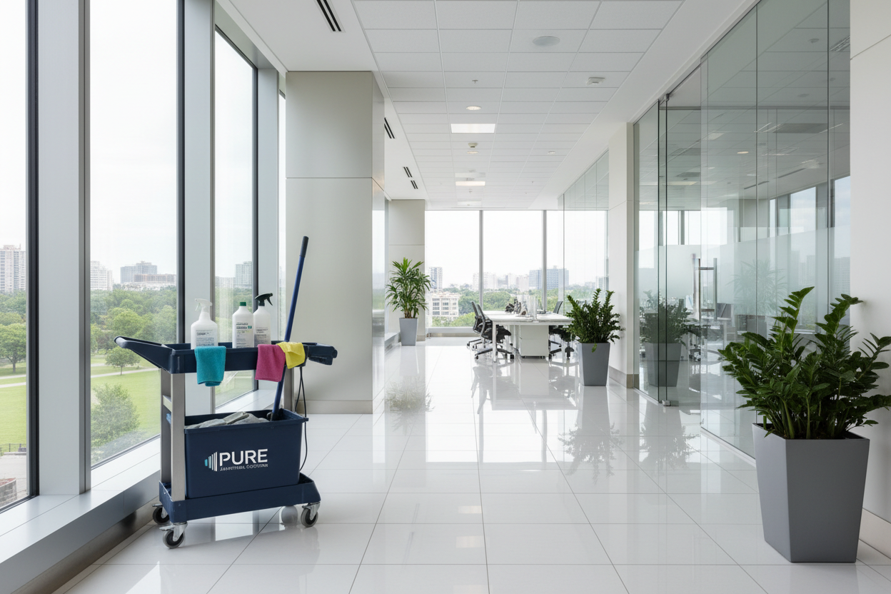 Commercial cleaning hero image